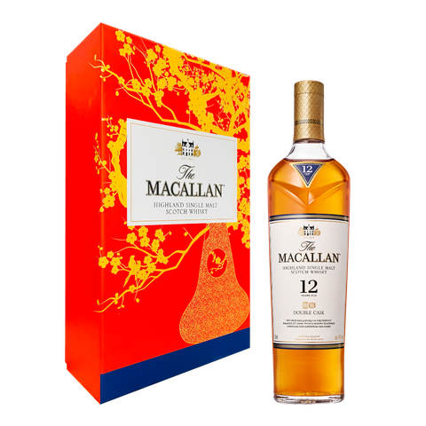 Rượu whisky đơn Scotland Macallan Double Cask 12 năm hộp quà tặng 2024