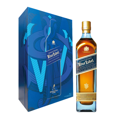 Rượu whisky pha trộn Scotland Johnnie Walker Blue Label hộp quà tặng 2022