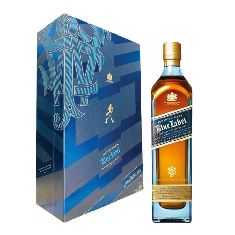 Rượu whisky pha trộn Scotland Johnnie Walker Blue Label hộp quà tặng F23 / K32C