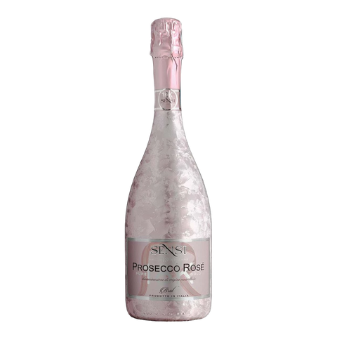 Rượu vang sủi bọt Ý Sensi Prosecco Pure Rose Brut 18K