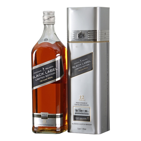 Rượu whisky pha trộn Scotland Johnnie Walker Black Label 12 năm 2006 McLaren Mercedes Limited Edition