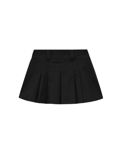 LOW WAIST PLEATED SKIRT