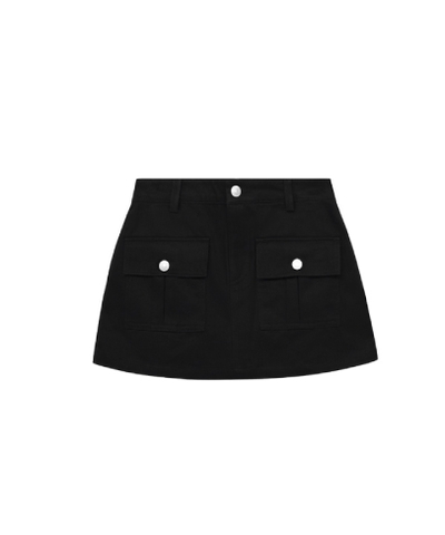 KAKI BOX SKIRT
