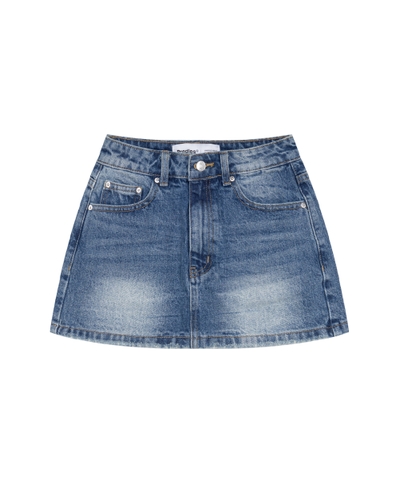 GRINDING DENIM SKIRT