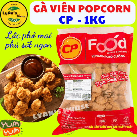 Gà Popcorn CP 1kg | Gà Viên Chiên Giòn – Giá Sỉ Cho Quán Ăn – Giao Nhanh HCM