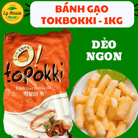 Bánh Gạo Hàn Quốc Tokbokki O Sajang 1kg | Dai Ngon Chuẩn Vị Hàn
