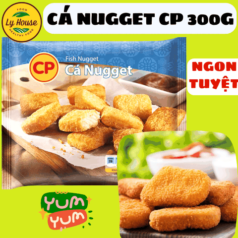Cá Nugget CP 300g – Miếng Cá Tẩm Bột Giòn Rụm, Tiện Lợi