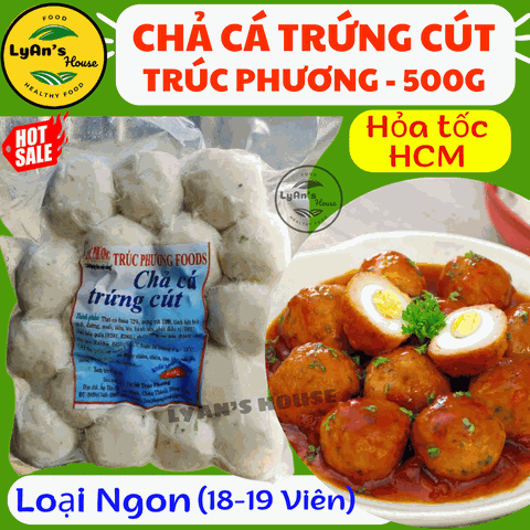 Chả Cá Trứng Cút Trúc Phương 500g | Món Ăn Vặt Ngon – Giá Sỉ Lyhouse