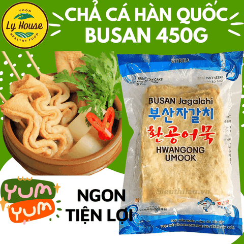 Chả Cá Hàn Quốc Busan 450g | Chả Cá Ép Chuẩn Vị Hàn – Giá Sỉ, Giao Nhanh