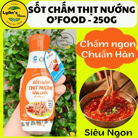 Sốt Chấm Thịt Nướng Hàn Quốc O’Food 250g – Đậm Vị BBQ