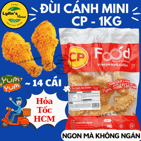 Đùi Tỏi Cánh Gà Chiên Giòn CP 1kg (13-14 cái) – Giá Sỉ – Giao Nhanh HCM