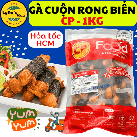 Gà Rong Biển CP 1kg | Gà Viên Tẩm Rong Biển Giòn Ngon – Giá Sỉ Quán Ăn – Giao Nhanh HCM