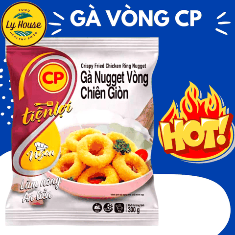 Gà Nugget Vòng CP 300g | Gà Vòng Chiên Giòn – Ăn Vặt – Giá Sỉ Quán Ăn