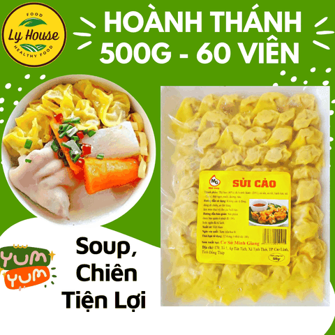 Hoành Thánh Minh Giang 500g | Vỏ Mỏng, Nhân Đầy – Ngon Chuẩn Vị, Giá Sỉ
