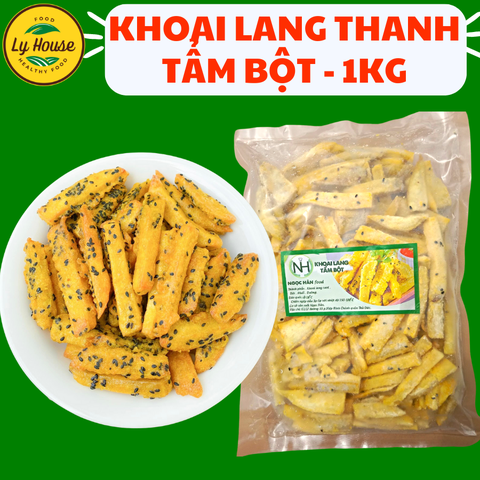 Khoai Lang Thanh Tẩm Bột 1kg | Giòn Ngon, Tiện Lợi, Giá Sỉ