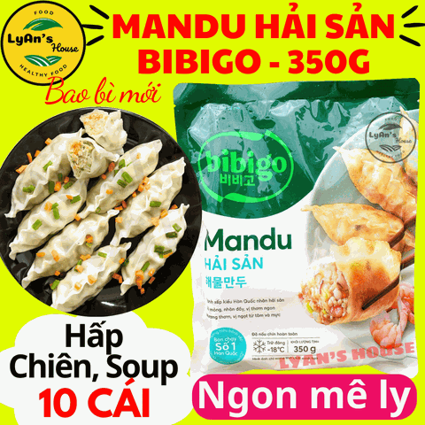 Bánh Xếp Mandu Hải Sản CJ 350g (10 Cái) | Mandu Hàn Quốc Ngon – Giá Sỉ, Giao Nhanh