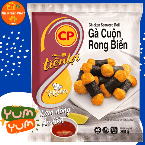 Gà Rong Biển CP 300g | Gà Chiên Giòn Cuộn Rong Biển – Giá Sỉ Quán Ăn