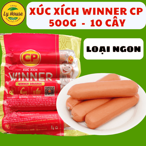 Xúc Xích Winner CP 500g | Xúc Xích CP Ngon – Giá Sỉ – Giao Nhanh