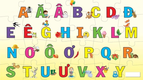 Bảng chữ cái tiếng Việt đầy đủ - Cách học dễ nhớ cho bé​
