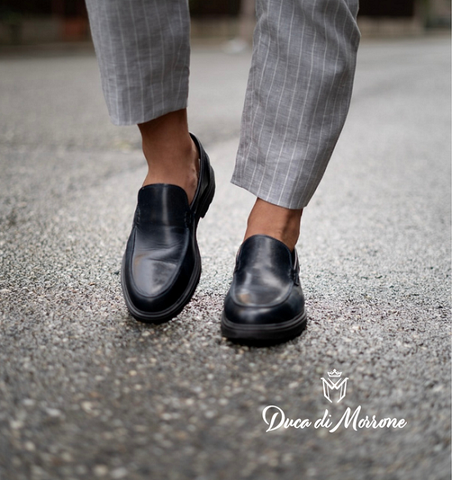 Giày Da Bò Nam Nhập Khẩu: Đẳng Cấp và Chất Lượng Đến Từng Chi Tiết