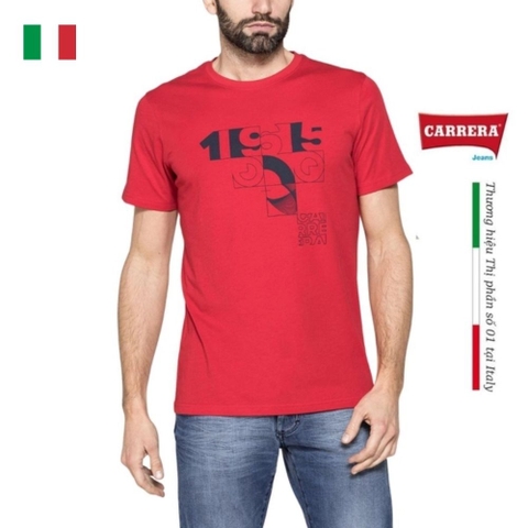 ÁO THUN NAM JERSEY COTTON CỔ TRÒN – CARRERA JEANS - NHẬP KHẨU CHÍNH HÃNG TỪ Ý