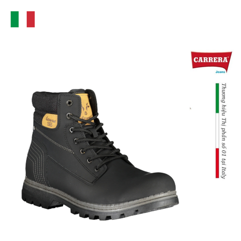 GIÀY BOOTS CAO CỔ NAM MÀU ĐEN - CARRERA - NHẬP KHẨU CHÍNH HÃNG TỪ ITALIA