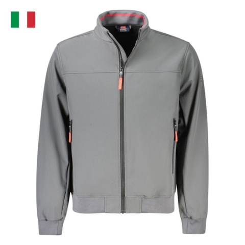 ÁO KHOÁC LÓT NỈ NAM MÀU GHI XÁM - NORWAY - NHẬP KHẨU CHÍNH HÃNG TỪ Ý