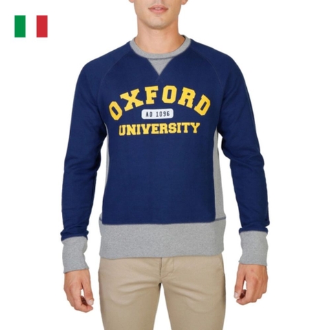 ÁO NỈ DÀI TAY NAM - OXFORD UNIVERSITY - NHẬP KHẨU CHÍNH HÃNG TỪ ITALIA