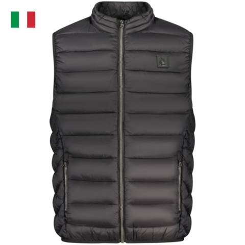 ÁO KHOÁC GILE PHAO NAM MÀU ĐEN - MARINA YACHTING - NHẬP KHẨU CHÍNH HÃNG TỪ Ý