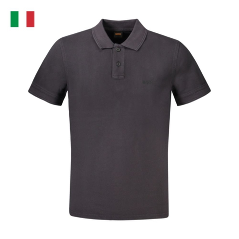 ÁO POLO NAM CỘC TAY MÀU ĐEN - BOSS - NHẬP KHẨU CHÍNH HÃNG TỪ ITALIA