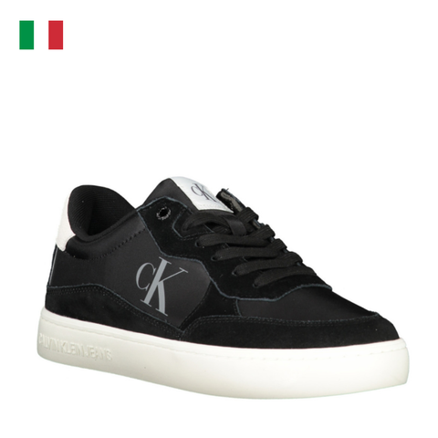 GIÀY SNEAKER NAM MÀU ĐEN - CALVIN KLEIN - NHẬP KHẨU CHÍNH HÃNG TỪ Ý