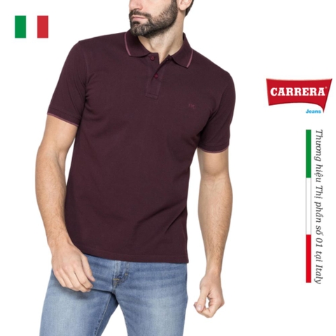 ÁO POLO NAM VẢI PIQUE COTTON - CARRERA JEANS - NHẬP KHẨU CHÍNH HÃNG TỪ ITALIA