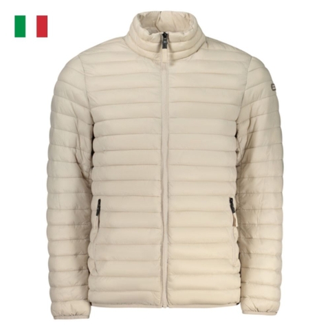 ÁO KHOÁC PHAO NAM DÀI TAY MÀU TRẮNG BE - NORWAY - NHẬP KHẨU CHÍNH HÃNG TỪ Ý