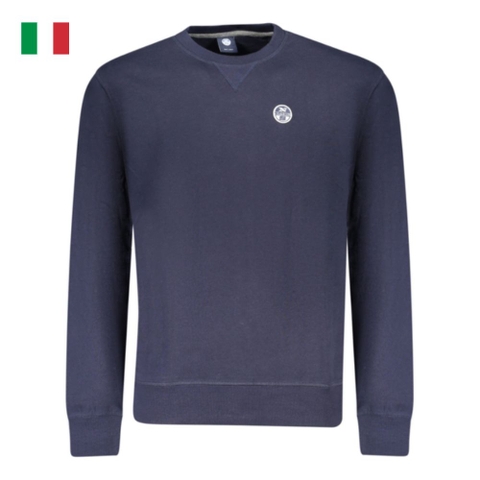 ÁO NỈ NAM CỔ TRÒN MÀU XANH THAN - NORTH SAILS - NHẬP KHẨU CHÍNH HÃNG TỪ Ý