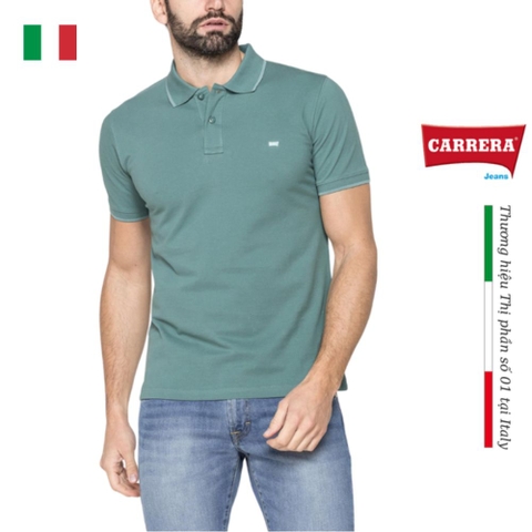 ÁO POLO NAM VẢI PIQUE COTTON - CARRERA JEANS - NHẬP KHẨU CHÍNH HÃNG TỪ ITALIA