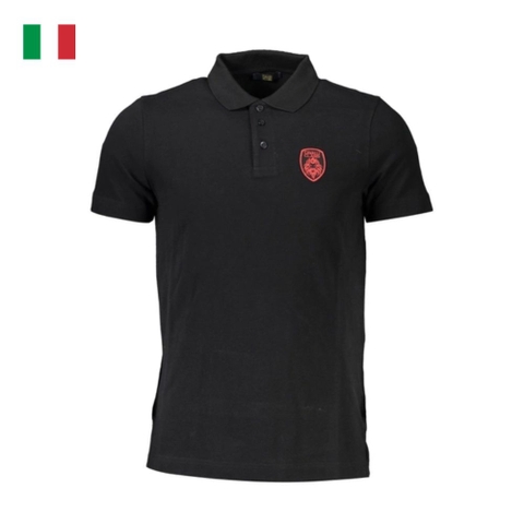 ÁO POLO NAM MÀU ĐEN - CAVALLI CLASS - NHẬP KHẨU CHÍNH HÃNG TỪ Ý