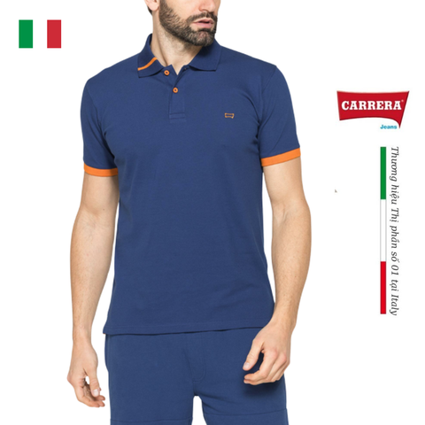 ÁO POLO THỂ THAO NAM VẢI PIQUET CO GIÃN - CARRERA JEANS - NHẬP KHẨU CHÍNH NGẠCH TỪ ITALIA