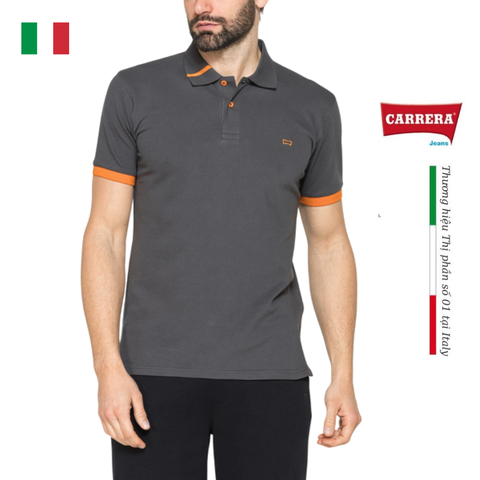 ÁO POLO THỂ THAO NAM VẢI PIQUET CO GIÃN - CARRERA JEANS - NHẬP KHẨU CHÍNH NGẠCH TỪ ITALIA