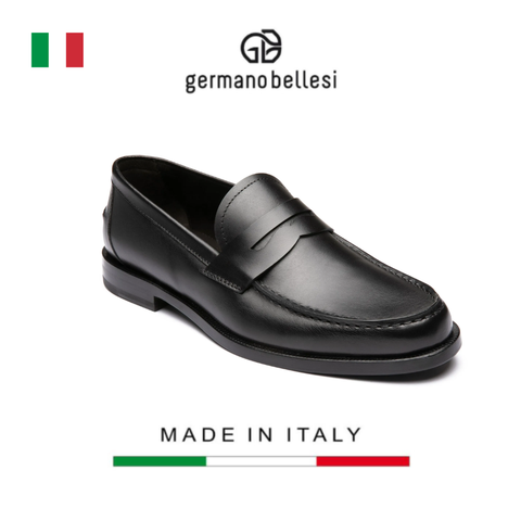 GIÀY LƯỜI CÔNG SỞ (DA THẬT) - GERMANO BELLESI - SẢN XUẤT THỦ CÔNG TẠI ITALY