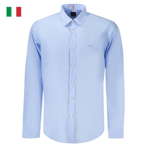 ÁO SƠ MI NAM DÀI TAY MÀU XANH NHẠT - BOSS - NHẬP KHẨU CHÍNH HÃNG TỪ ITALY