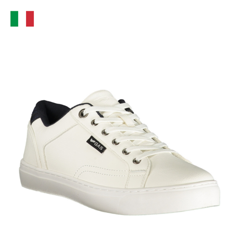 GIÀY SNEAKER NAM MÀU TRẮNG - GAS - NHẬP KHẨU CHÍNH HÃNG TỪ ITALIA