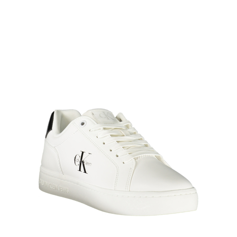 GIÀY SNEAKER NAM MÀU TRẮNG - CALVIN KLEIN - NHẬP KHẨU CHÍNH HÃNG TỪ Ý