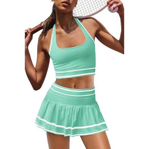 BỘ VÁY THỂ THAO NỮ HAI MẢNH CỔ YẾM - PANADILA - NHẬP KHẨU CHÍNH HÃNG TỪ MỸ