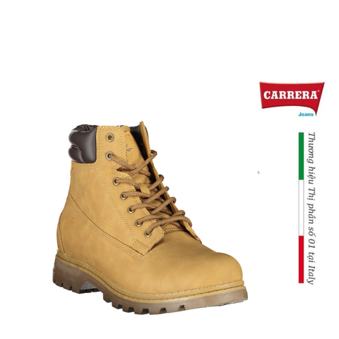 GIÀY BOOTS CAO CỔ NAM MÀU VÀNG - CARRERA - NHẬP KHẨU CHÍNH HÃNG TỪ ITALIA