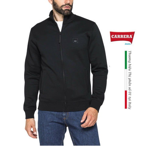 ÁO KHOÁC NỈ NAM KHÓA KÉO LÓT LÔNG CỪU – CARRERA JEANS - NHẬP KHẨU CHÍNH NGẠCH TỪ Ý