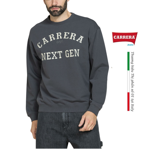 ÁO NỈ NAM CỔ TRÒN CARRERA REPLICA - CARRERA JEANS - NHẬP KHẨU CHÍNH NGẠCH TỪ ITALIA