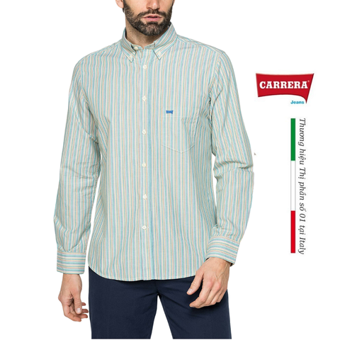 ÁO SƠ MI DÀI TAY NAM KẺ CARO 213A1230A – CARRERA JEANS - NHẬP KHẨU CHÍNH NGẠCH TỪ Ý