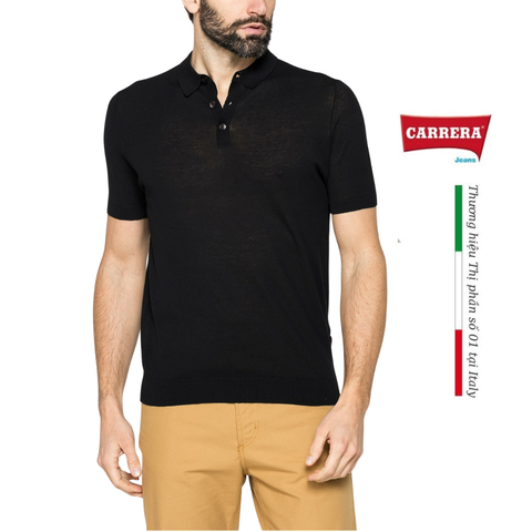 ÁO POLO NAM VẢI CREPE COTTON - CARRERA JEANS - NHẬP KHẨU CHÍNH NGẠCH TỪ ITALIA