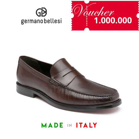 GIÀY LƯỜI CÔNG SỞ (DA THẬT) - GERMANO BELLESI - SẢN XUẤT THỦ CÔNG TẠI ITALY