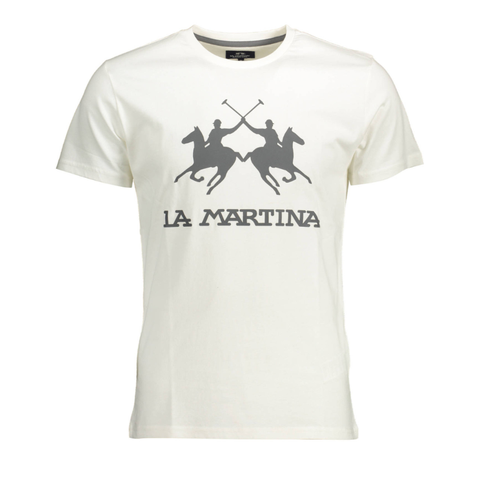 ÁO THUN NAM MÀU TRẮNG - LA MARTINA - NHẬP KHẨU CHÍNH HÃNG TỪ Ý